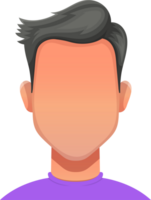 homem face clipart png