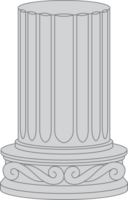 Ancient columns clipart png