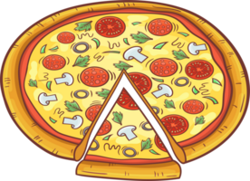 Pizza clipart diseño png