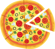 Pizza clipart diseño png