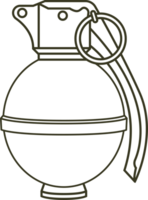 Grenade clipart design png