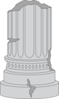 Ancient columns clipart png