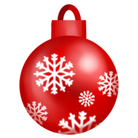 Ball Christmas accessories decorations red green png