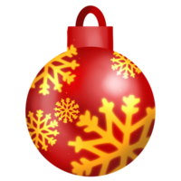 Ball Christmas accessories decorations red green png