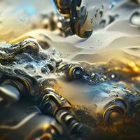 Abstract background with a fluid, water-like texture. AI Generated photo