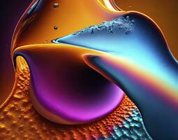 Abstract background with a fluid, water-like texture. AI Generated photo