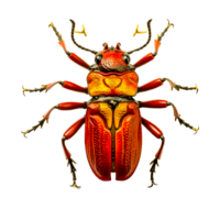scarabée ptérygotes coccinelle, scarabée, animaux, ptérygote, ravageur png génératif ai