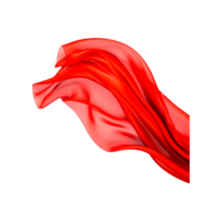 Beautiful Red Silk Png Image Generative Ai