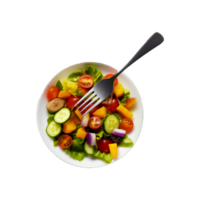 griego ensalada plato vegetariano cocina griego cocina plato generativo ai png