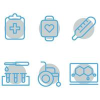 medical icons set for you download vector