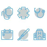 medical icons set for you download vector