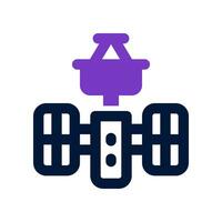 satellite icon. vector icon for your website, mobile, presentation, and logo design.