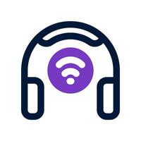 headphone icon. vector icon for your website, mobile, presentation, and logo design.
