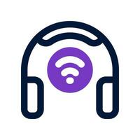 headphone icon. vector icon for your website, mobile, presentation, and logo design.