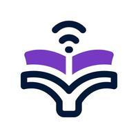electronic book icon. vector icon for your website, mobile, presentation, and logo design.