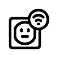 power socket icon. vector icon for your website, mobile, presentation, and logo design.