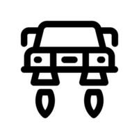 flying car icon. vector icon for your website, mobile, presentation, and logo design.