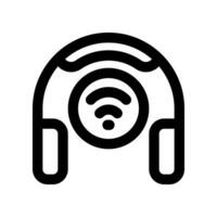 headphone icon. vector icon for your website, mobile, presentation, and logo design.