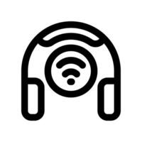 headphone icon. vector icon for your website, mobile, presentation, and logo design.