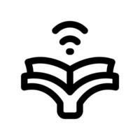 electronic book icon. vector icon for your website, mobile, presentation, and logo design.