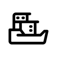 Embarcacion icono. vector icono para tu sitio web, móvil, presentación, y logo diseño.