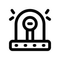 siren icon. vector icon for your website, mobile, presentation, and logo design.