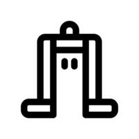 metal detector icon. vector icon for your website, mobile, presentation, and logo design.