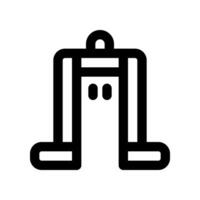 metal detector icon. vector icon for your website, mobile, presentation, and logo design.