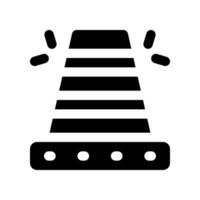 traffic cone icon. vector icon for your website, mobile, presentation, and logo design.