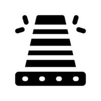 traffic cone icon. vector icon for your website, mobile, presentation, and logo design.