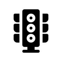 traffic light icon. vector icon for your website, mobile, presentation, and logo design.