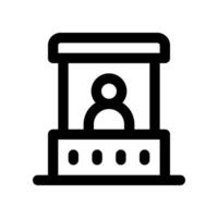 ticket office icon. vector icon for your website, mobile, presentation, and logo design.