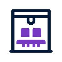 bus stop icon. vector icon for your website, mobile, presentation, and logo design.
