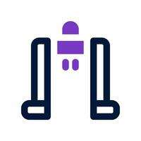 metal detector icon. vector icon for your website, mobile, presentation, and logo design.