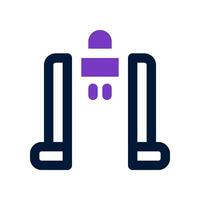 metal detector icon. vector icon for your website, mobile, presentation, and logo design.