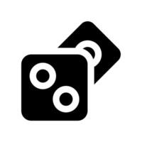 dices icon. vector icon for your website, mobile, presentation, and logo design.