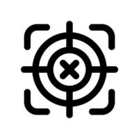target icon. vector icon for your website, mobile, presentation, and logo design.