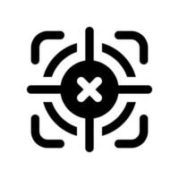 target icon. vector icon for your website, mobile, presentation, and logo design.