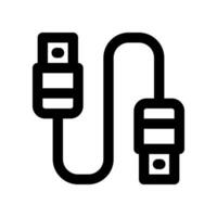 cable usb icon. vector icon for your website, mobile, presentation, and logo design.