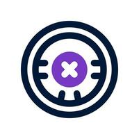 steering wheel icon. vector icon for your website, mobile, presentation, and logo design.