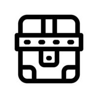 chest icon. vector icon for your website, mobile, presentation, and logo design.