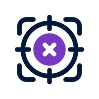 target icon. vector icon for your website, mobile, presentation, and logo design.