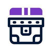 chest icon. vector icon for your website, mobile, presentation, and logo design.