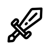 sword icon. vector icon for your website, mobile, presentation, and logo design.