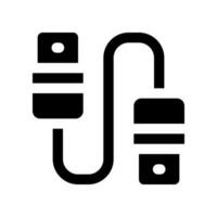 cable usb icon. vector icon for your website, mobile, presentation, and logo design.