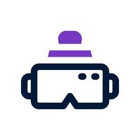 vr lentes icono. vector icono para tu sitio web, móvil, presentación, y logo diseño.