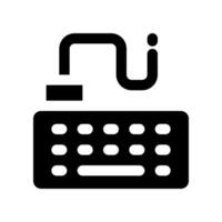 keyboard icon. vector icon for your website, mobile, presentation, and logo design.