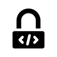 lock icon. vector icon for your website, mobile, presentation, and logo design.