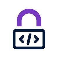 lock icon. vector icon for your website, mobile, presentation, and logo design.