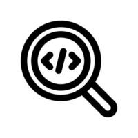 search icon. vector icon for your website, mobile, presentation, and logo design.